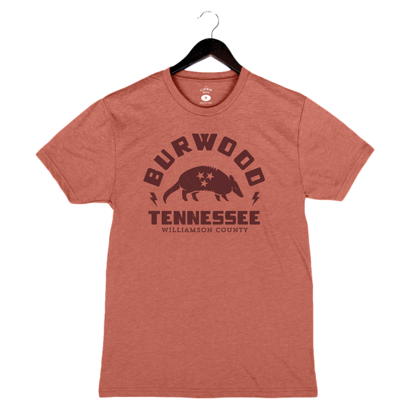 Burwood, TN - Unisex Crewneck Shirt - Armadillo - Clay
