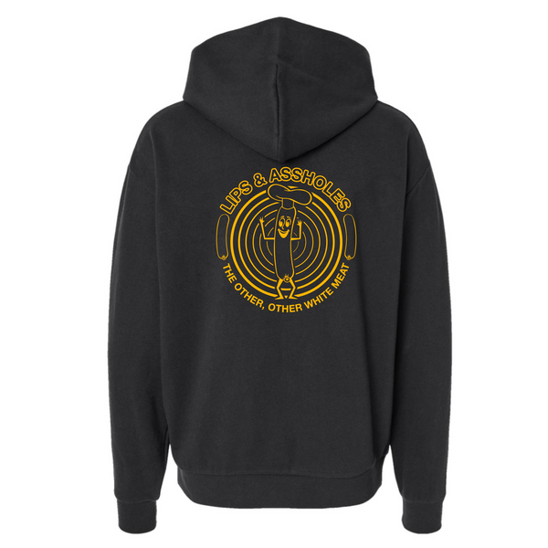 Chris Cosentino - Unisex Hooded Sweatshirt - Hot Dog - Black