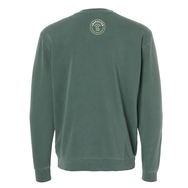 Chris Cosentino - Unisex Crewneck Sweatshirt - Eat Tripe - Pigment Alpine Green