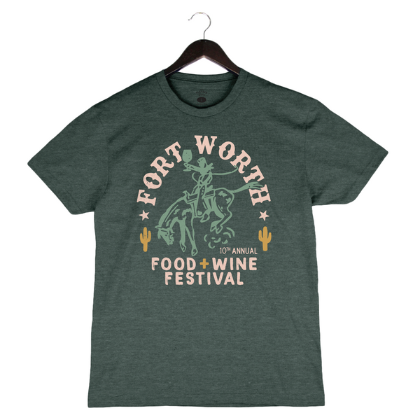 FWFWF 2024 - Unisex Crewneck Shirt - Bronco - Forest