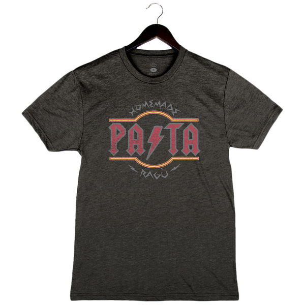 Classic Rock - Pasta - Unisex Crewneck Shirt - Charcoal