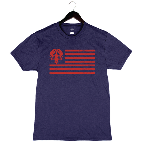 Lobster Flag - Unisex Crewneck Shirt - Navy