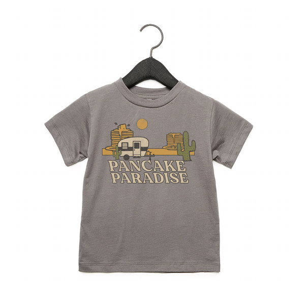 Pancake Paradise - Toddler Jersey Tee - Asphalt