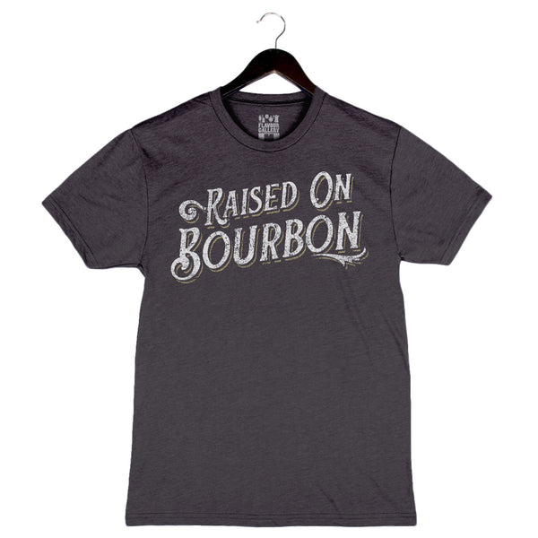 Raised On Bourbon - Unisex Crewneck Shirt - Dark Grey