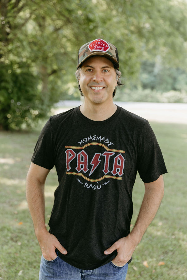 Classic Rock - Pasta - Unisex Crewneck Shirt - Charcoal