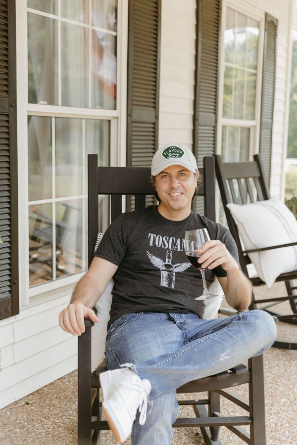 Toscana - Unisex Crewneck Shirt - Heather Black