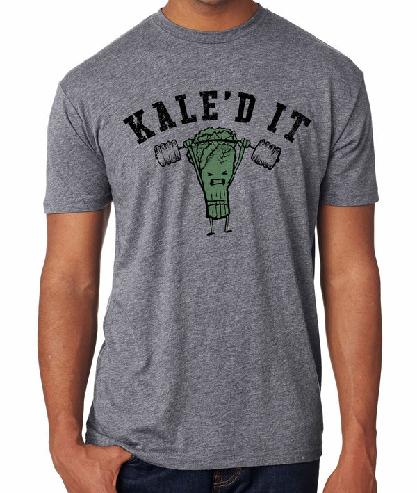 Kale'd It - Unisex Crewneck Shirt - Heather Grey