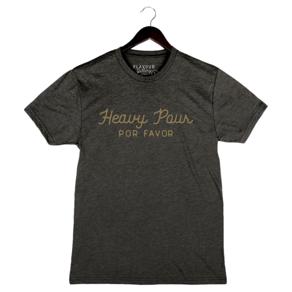 Heavy Pour Por Favor - Unisex Crewneck Shirt - Dark Grey Heather