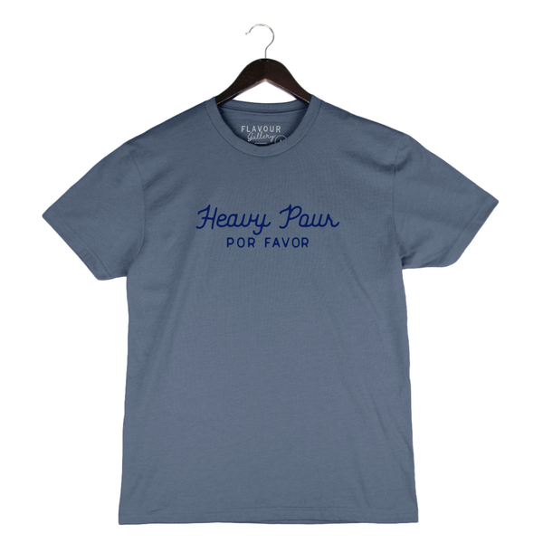 Heavy Pour Por Favor - Unisex Crewneck Shirt - Slate Blue