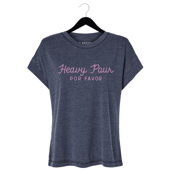Heavy Pour Por Favor - Women's Vintage Tee - Navy