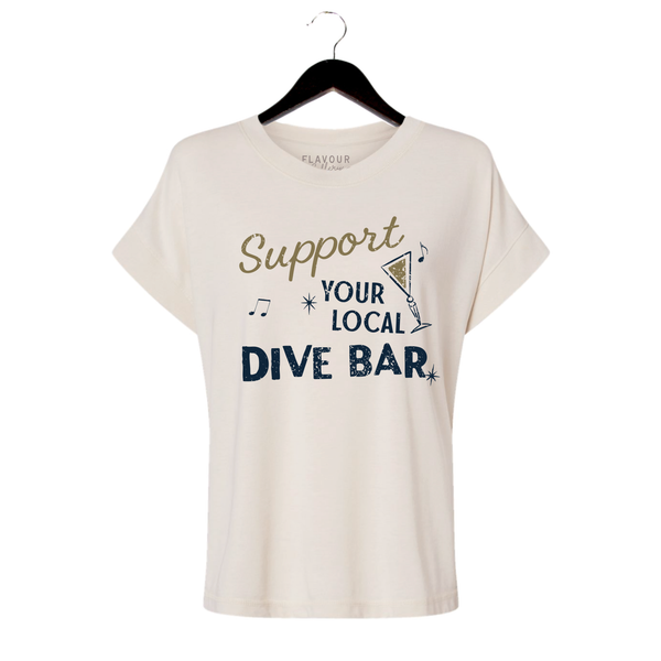 Local Dive Bar - Women's Vintage Tee - Washed Natural