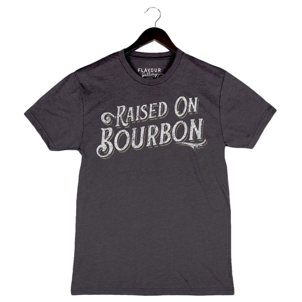 Raised On Bourbon - Unisex Crewneck Shirt - Dark Grey