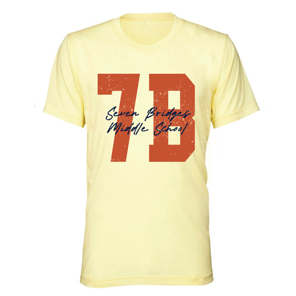 7 Bridges - Unisex Crewneck Shirt - Pale Yellow