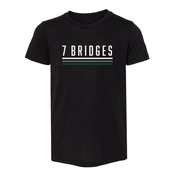 7 Bridges - Youth Crewneck Shirt - Black