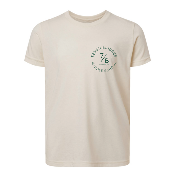 7 Bridges - Youth Crewneck Shirt - Solid Natural