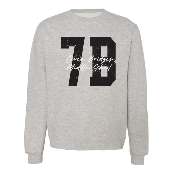 7 Bridges - Unisex Crewneck Sweatshirt - Grey Heather