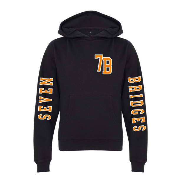7 Bridges - Youth Hooded Sweatshirt - Black