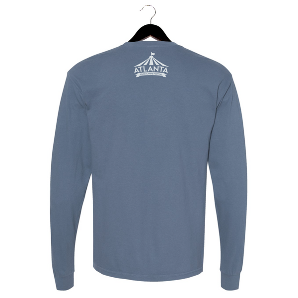AFWF 2024 - Unisex Long Sleeve Shirt - Ferris Wheel - Blue Jean