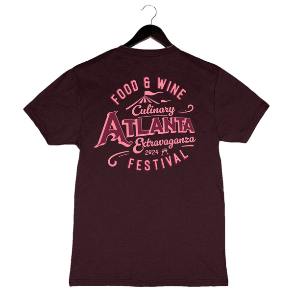 AFWF 2024 - Unisex Crewneck Shirt - Big Top - Oxblood
