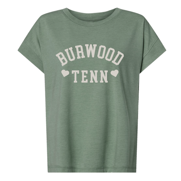 Burwood, TN - Women's Vintage Tee - Burwood Tenn - Washed Basil