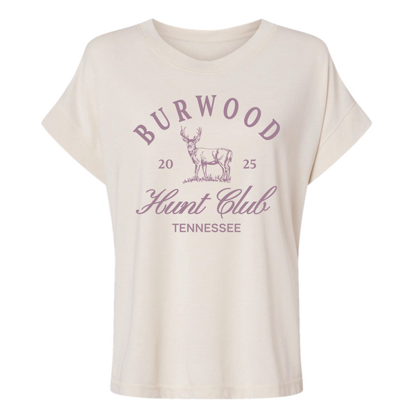 Burwood, TN - Women's Vintage Tee - Burwood Hunting Club - Washed Natural