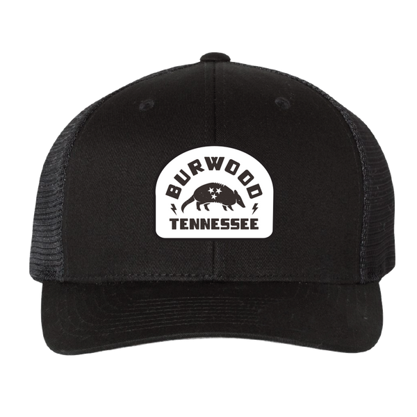 Burwood, TN - Mesh-Back Cap - Burwood Patch - Black