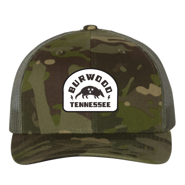 Burwood, TN - Mesh-Back Cap - Burwood Patch - Camo