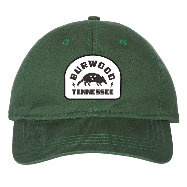 Burwood, TN - Dad Cap - Burwood Patch - Forest Green