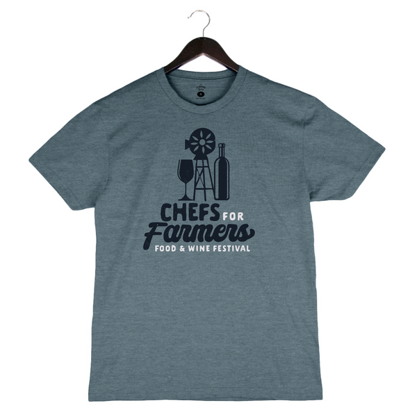 Chefs For Farmers '24 - Unisex Crewneck Shirt - Windmill - Slate