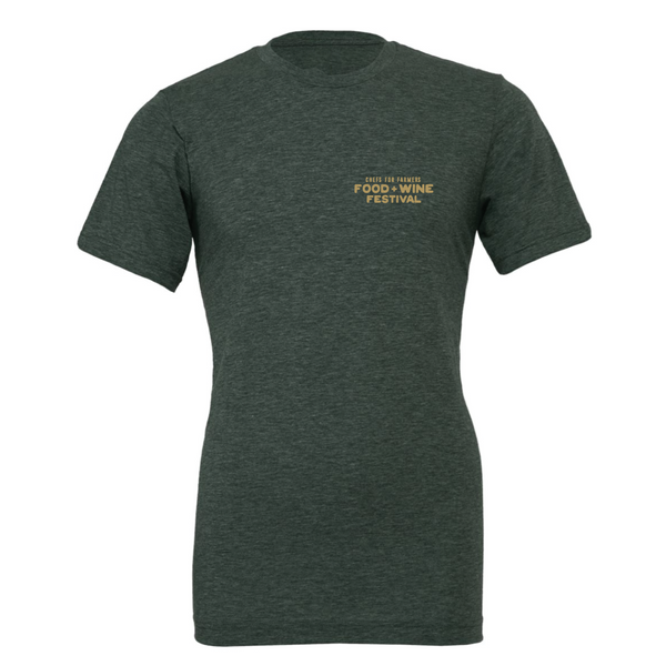 Chefs For Farmers '25 - Unisex Crewneck Shirt - Longhorn - Black Forest