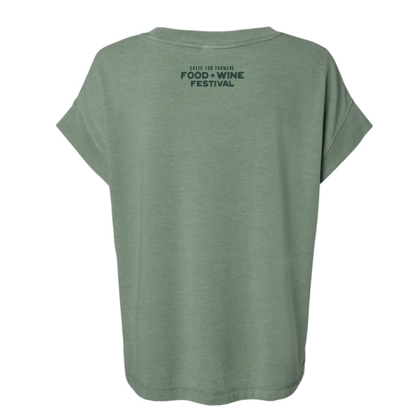 Chefs For Farmers '25 - Women's Vintage Tee- Longhorn - Basil