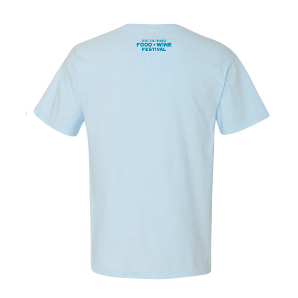 Chefs For Farmers '25 - Unisex Crewneck Shirt - Rooster - Chambray