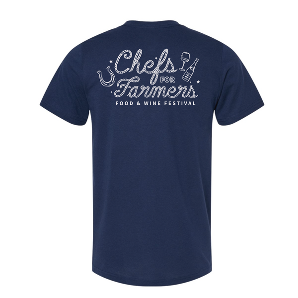 Chefs For Farmers '25 - Unisex Crewneck Shirt - Rope - Sold Navy