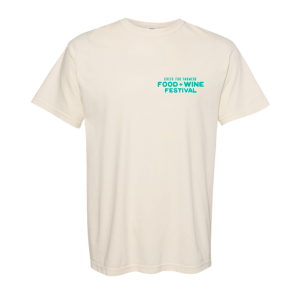 Chefs For Farmers '25 - Unisex Crewneck Shirt - Texas Hat - Ivory