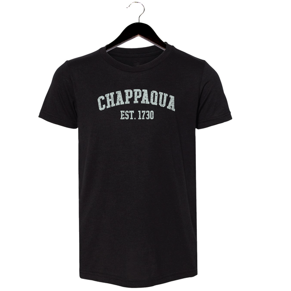 Chappaqua School Foundation - Youth Crewneck Shirt - Est. 1730 - Black
