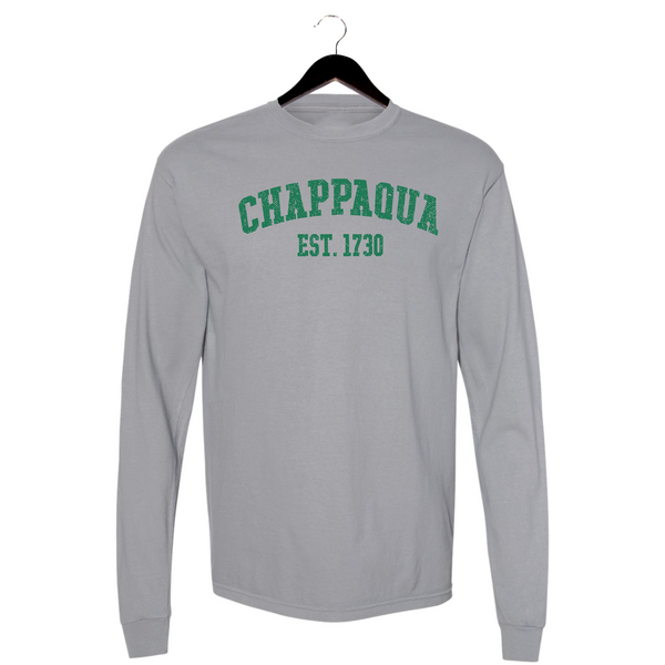 Chappaqua School Foundation - Unisex Long Sleeve Shirt - Est. 1730 - Granite
