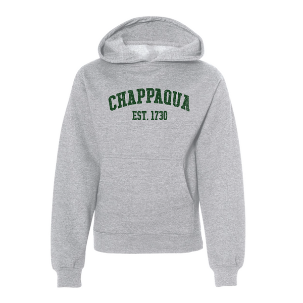 Chappaqua School Foundation - Youth Unisex Hooded Sweatshirt - Heather Grey