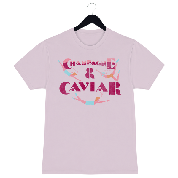 Champagne & Caviar - Unisex Crewneck Shirt - Light Lavender