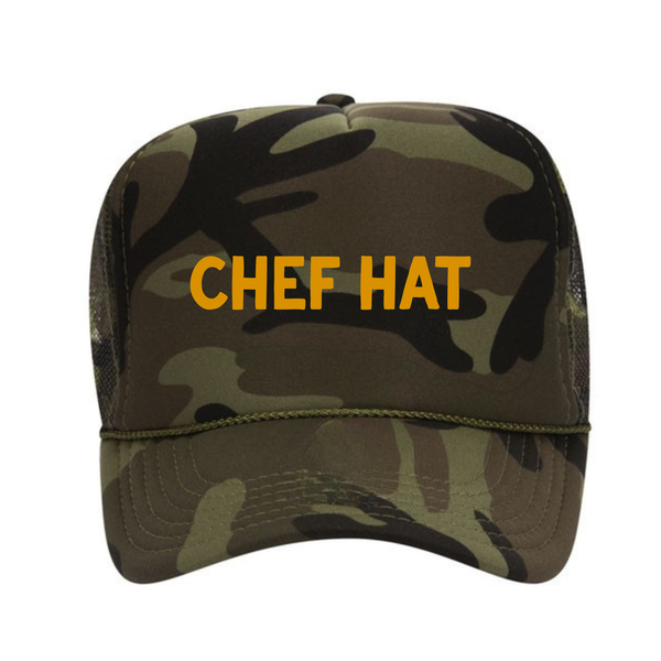 Chef Hat - Trucker Cap - Camo