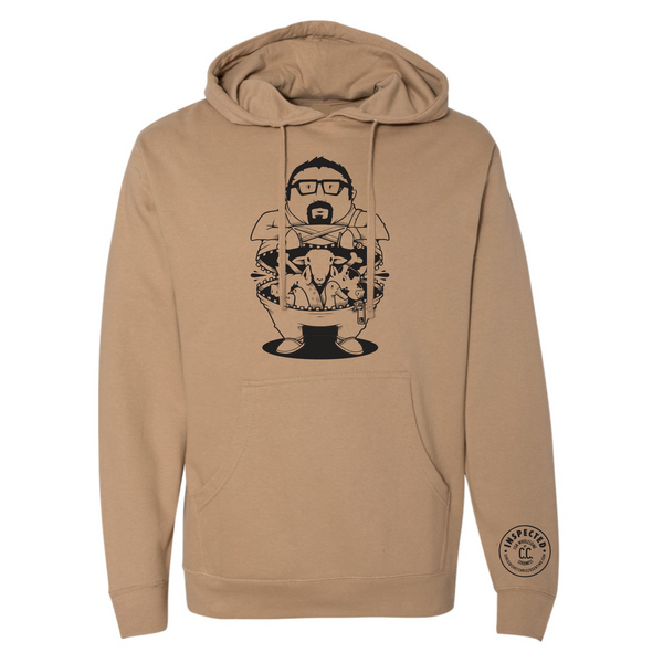 Chris Cosentino - Unisex Hooded Sweatshirt - Animal Belly - Sandstone