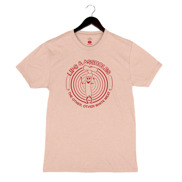 Chris Cosentino - Unisex Crewneck Shirt - Hot Dog - Pink