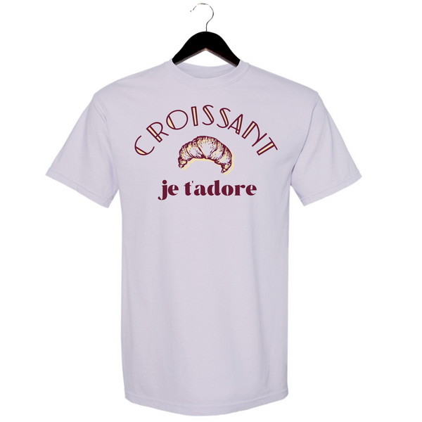 Croissant - Unisex Crewneck Shirt - Orchid