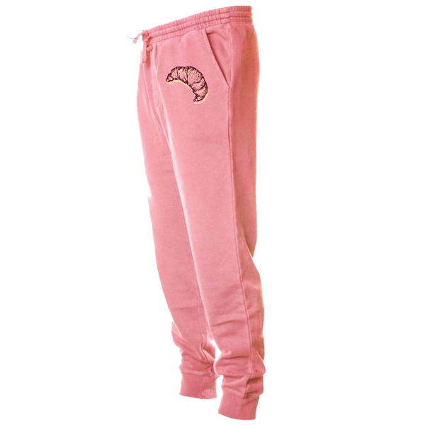 Croissant - Unisex Pigment Dyed Sweatpants - Pigment Pink