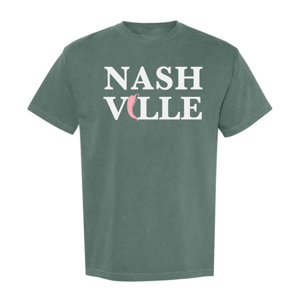 Delia Jo - Unisex Crewneck Shirt - Nashville - Blue Spruce
