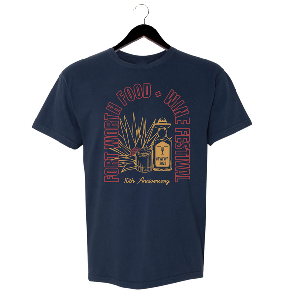 FWFWF 2024 - Unisex Crewneck Shirt - Tequila - Navy