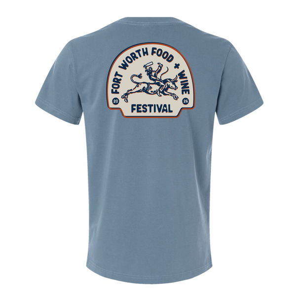 FWFWF 2026 - Unisex Crewneck Shirt - Bronco - Pigment Slate