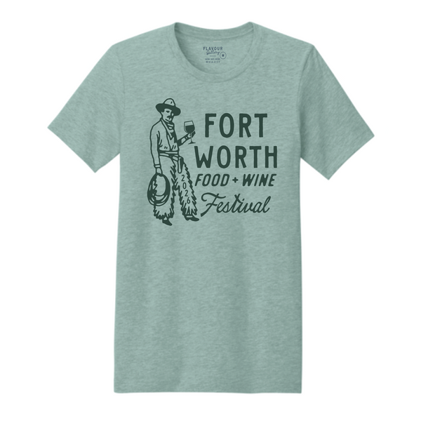 FWFWF 2026 - Unisex Crewneck Shirt - Cowboy - Dusty Blue