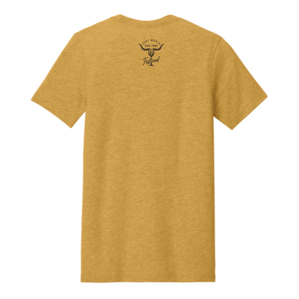 FWFWF 2026 - Unisex Crewneck Shirt - Cowboy - Mustard