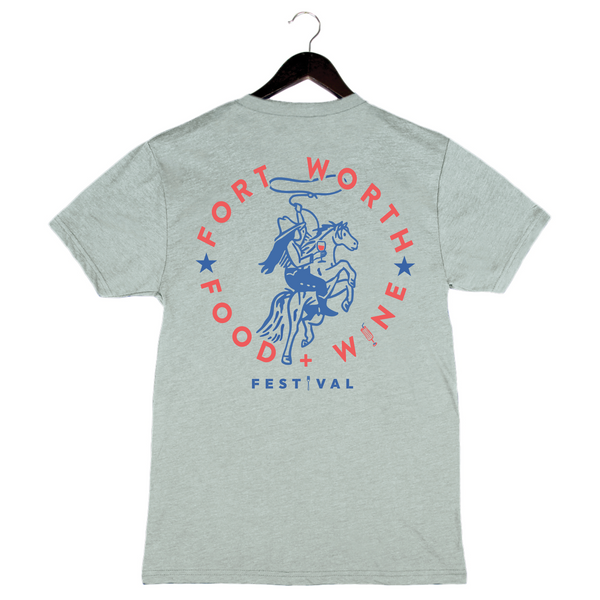 FWFWF 2025 - Unisex Crewneck Shirt - Cowgirl - Light Sage
