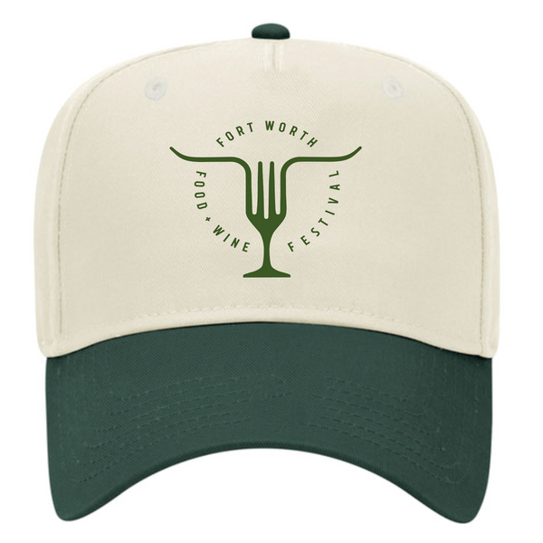 FWFWF 2025 - Baseball Cap - Natural / Green